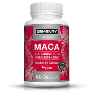 Maca Root Capsules 5000 Mg + L-Arginine Vitamins B6 + B12 OPC Zinc x 60