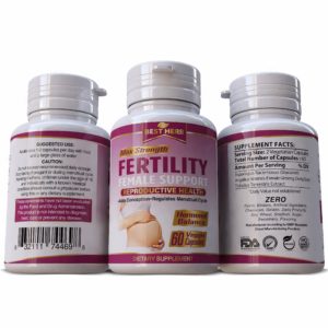 Best Herb Natural Herbal Female Menstrual Wellness Fertility Support 60 x Capsules