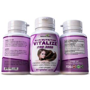 Hair Nutrition Vitalize Pro 3000 Grow Stronger Hair Herbal Vitamins