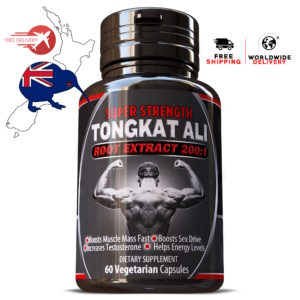 Tongkat Ali Grade 'A' 200:1 Pure Root Extract 100% Natural Herbal Supplement Muscle Mass Builder